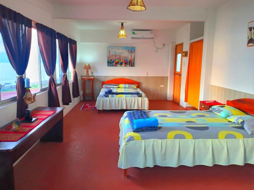 Hospedaje Algarrobo Machalilla Esterno foto